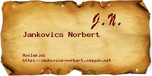 Jankovics Norbert névjegykártya